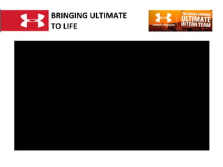 BRINGING ULTIMATE  TO LIFE  