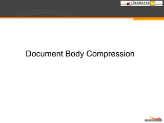 Document Body Compression 