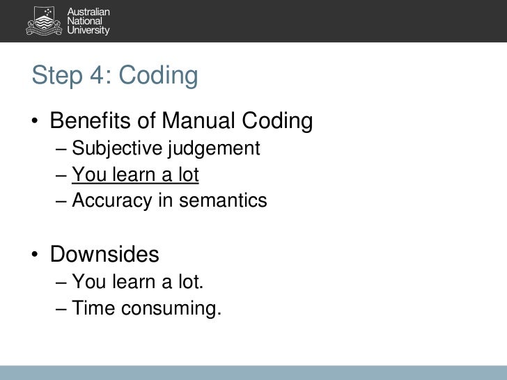 The Coding Process for Timeline Analysis