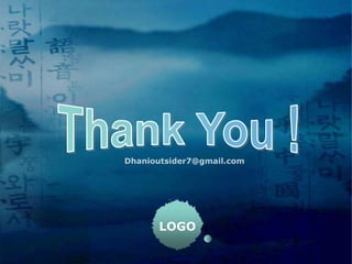 Dhanioutsider7@gmail.com

LOGO

 