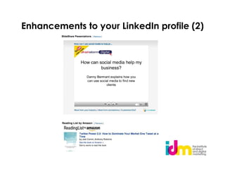 Enhancements to your LinkedIn profile (2)
 