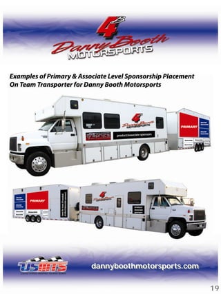 Danny Booth Motorsports Marketing Presentation 2010 2011 | PDF