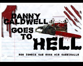 Danny Caldwell goes to hell social media plan
