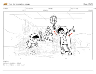 Scene
067
Duration
45:00
Panel
8
Duration
05:00
Dia
Dialog
CLOAKED ROBBER (ANNE)
We need time to rob more!
Toad to Redemption rough Page 35/70
 