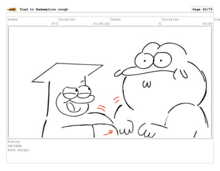 Scene
073
Duration
01:00:00
Panel
6
Duration
05:00
Dia
Dialog
JACINDA
SUCH GUILE!
Toad to Redemption rough Page 60/70
 