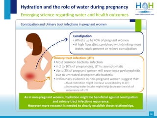 Hydration in pregnancy and breastfeeding | PPTX