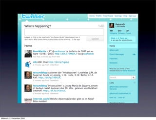 Mittwoch, 2. Dezember 2009
 