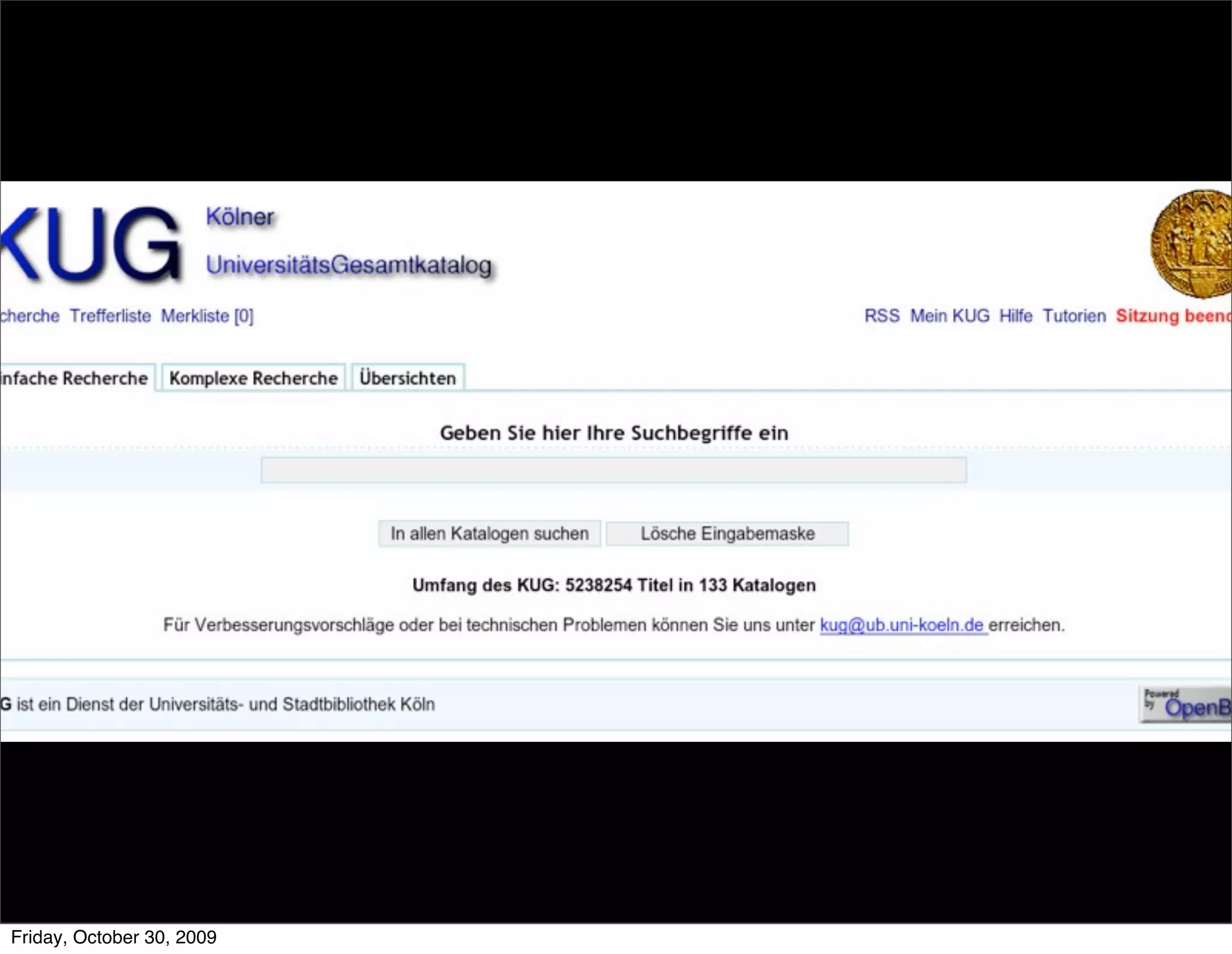 Friday, October 30, 2009
 