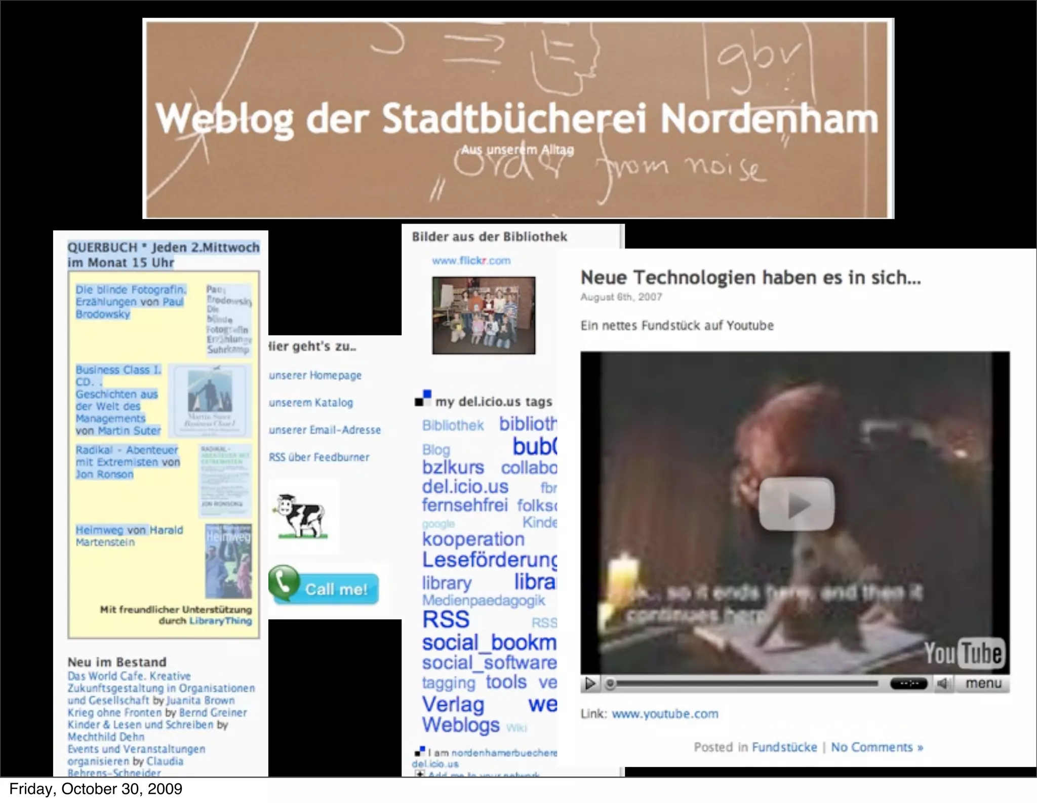 Friday, October 30, 2009
 