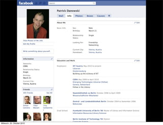 Mittwoch, 20. Oktober 2010
 