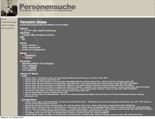 Mittwoch, 20. Oktober 2010
 