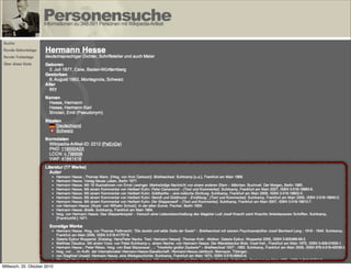 Mittwoch, 20. Oktober 2010
 