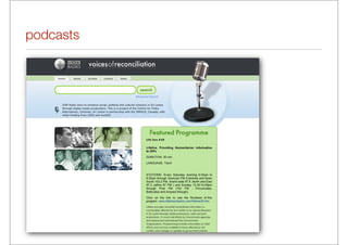 podcasts
 