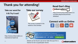 PL/SQL Tips and Techniques Webinar Presentation | PPTX | Databases ...
