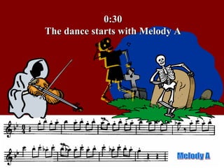 0:30 The dance starts with Melody A Melody A 