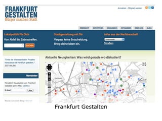 Networked life, networked
   frankfurt gestalten
work, networked learning



      Frankfurt Gestalten
 