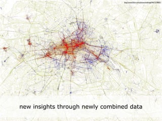 http://www.ﬂickr.com/photos/walkingsf/4671578001/




new insights through newly combined data
 