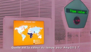 Quelle est la valeur du temps pour #mp2013 ?
 