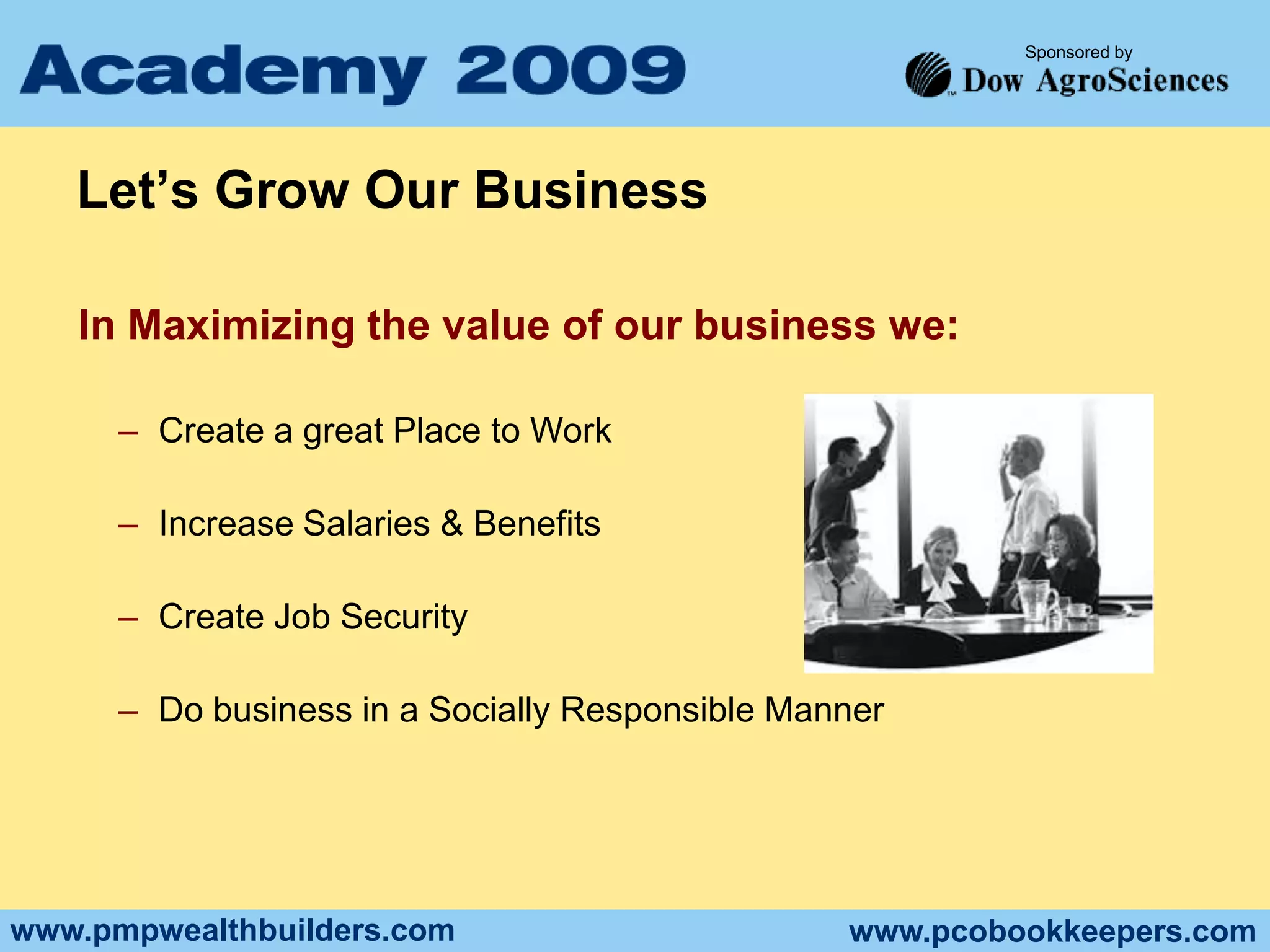 How do we weather the storm?PREPARE for the recession to be long and deep and then build flexibility to adjust when neededMake sure you have TIGHT  ROUTES.  You may not be able to raise prices but tight routing has the same effect as raising pricesNEVER SELL UNPROFITABLE WORK on the basis of “its steady work”… Shrink your business if you have to.Make sure you have an accounting system that gives you accurate and timely INFORMATION