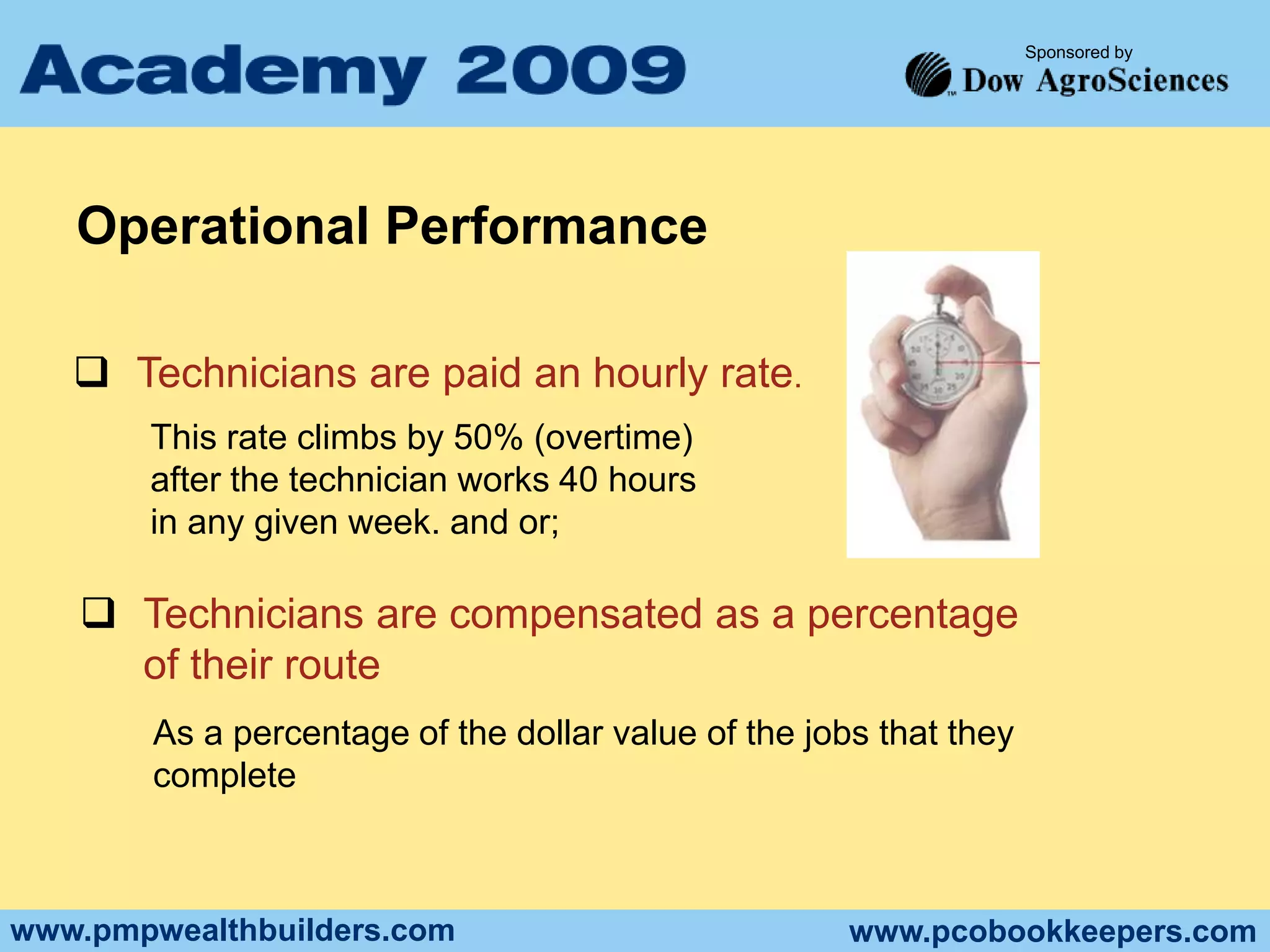 Marketing Math for the PCODefine Growth – Set GoalsExample of a GoalI want to take my Business from $500,000 in Annual Revenue  to $1,000,000 in  Annual  Revenue over the next 4 Years, increasing my  profit  margin  from 12% to 20% for the same period.Not an example of a GoalI want to get Bigger.