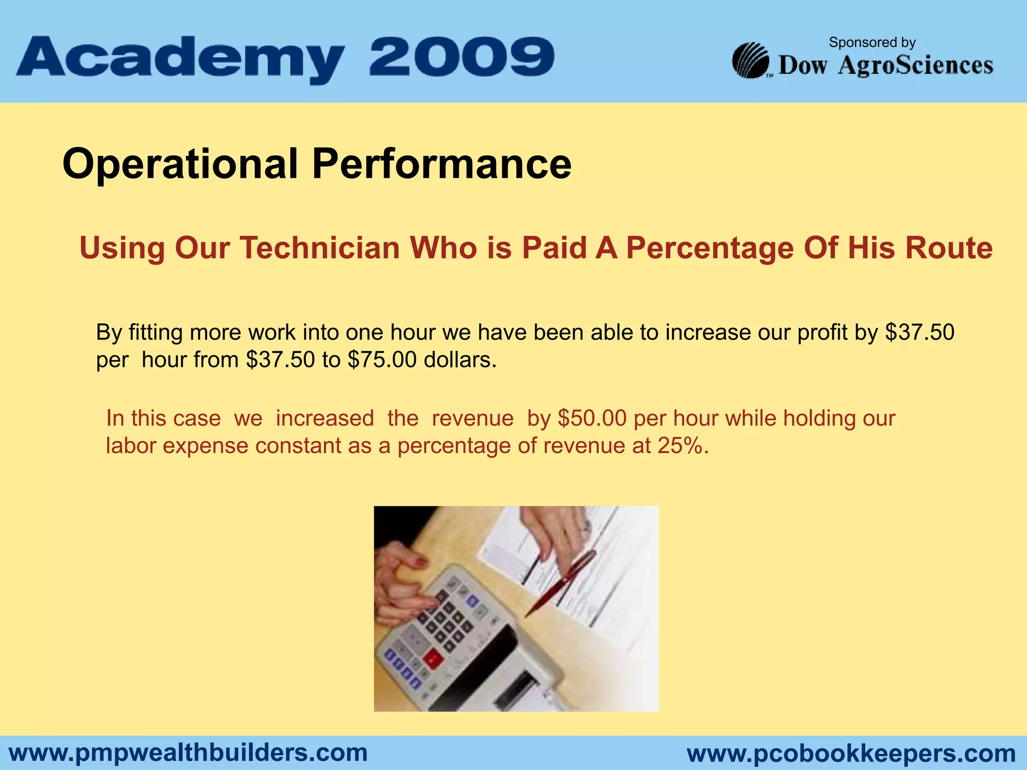 However, we should be able to track our advertising in our computer system and generate reports that will tell us which advertising works and which does not. 