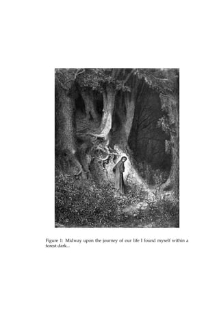 Figure 1: Midway upon the journey of our life I found myself within a
forest dark...
 