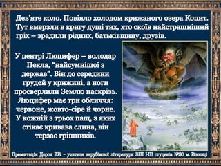 Данте. "Божественна комедія"