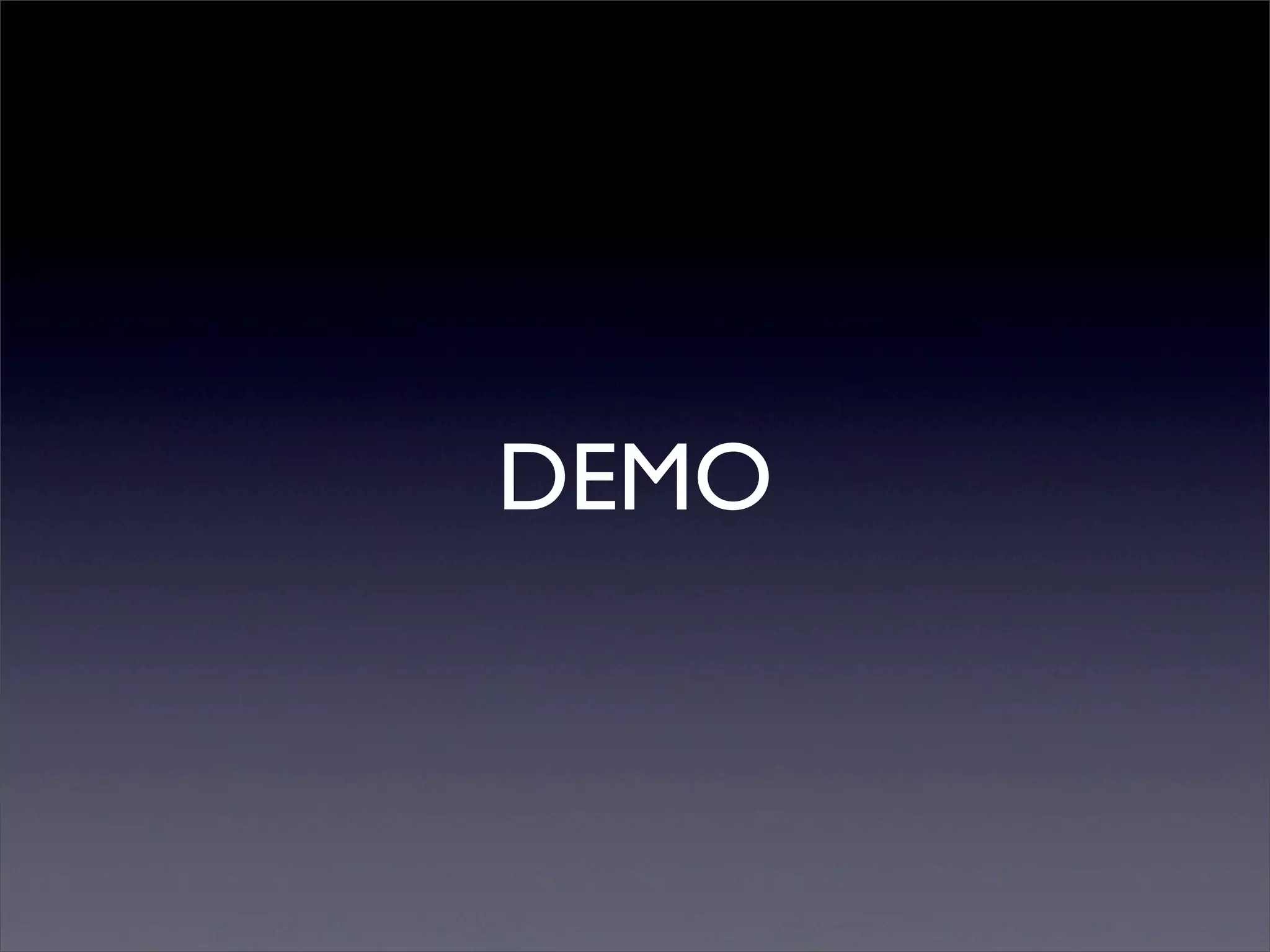 DEMO
 