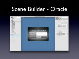 Scene Builder - Oracle
 