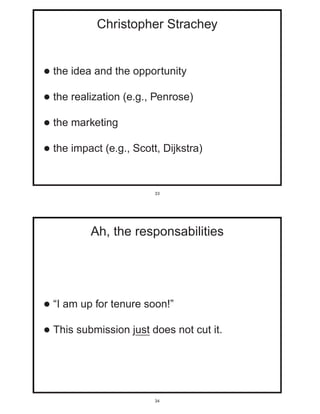 Olivier Danvy - Friday Lecture - May 2010 | PDF | Programming Languages ...