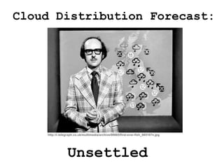 Cloud Distribution Forecast: Unsettled http://i.telegraph.co.uk/multimedia/archive/00665/first-ever-fish_665107n.jpg 