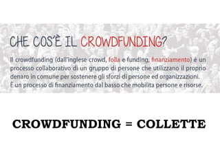 CROWDFUNDING = COLLETTE
 