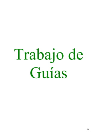 Trabajo de
  Guías


             14
 