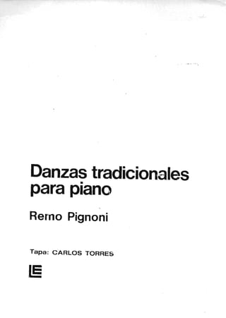 Danzas tradicionales para piano remo pignoni (p159)