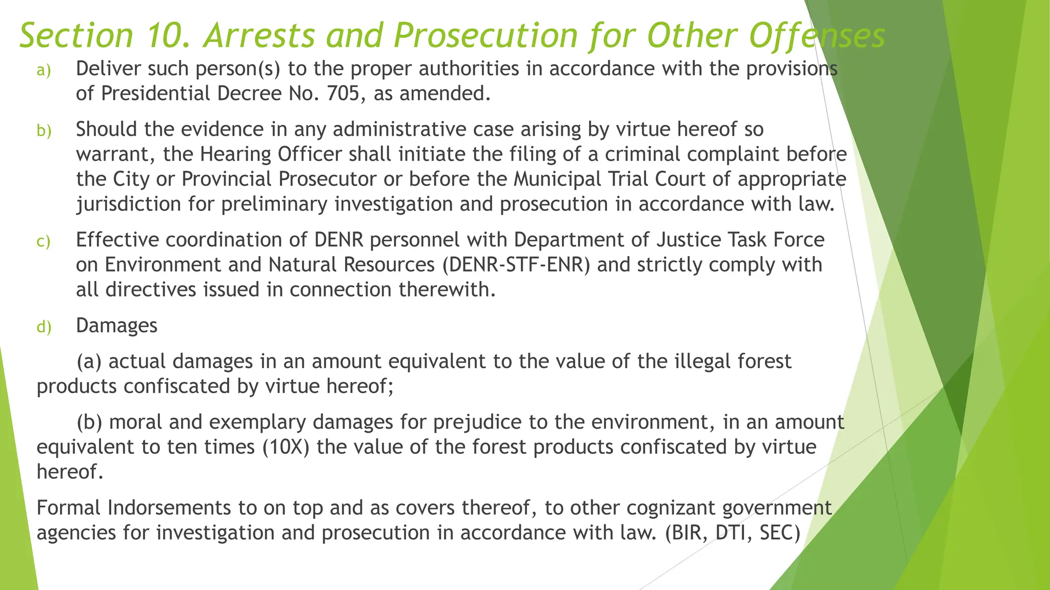 Daod Department order DAO 97-32. powerpoint presentation | PPTX