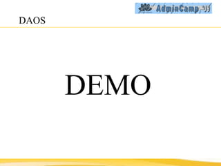 DAOS DEMO 