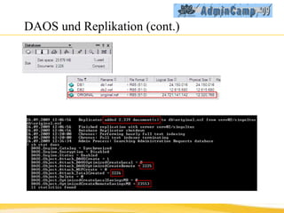 DAOS und Replikation (cont.) 