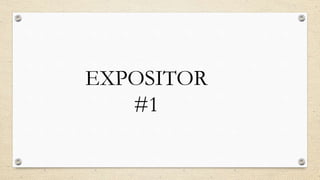 EXPOSITOR
#1
 