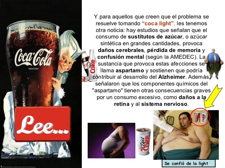 Daños de la Coca Cola