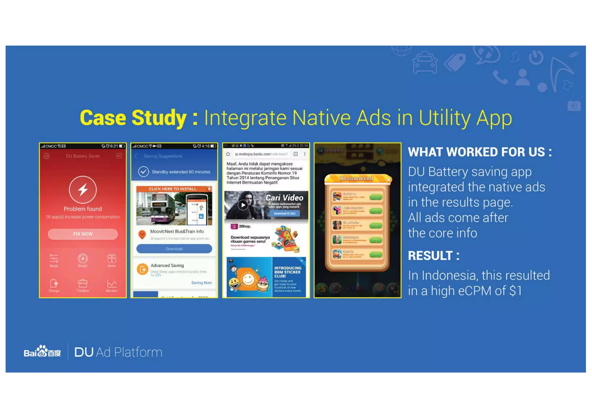DU Ad Platform - How To Monetize From Ads Without Compromising User Experience?