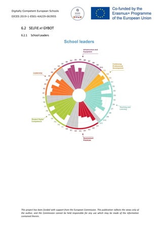 Digitally Competent European Schools
DICES 2019-1-ES01-KA229-063955
This project has been funded with support from the European Commission. This publication reflects the views only of
the author, and the Commission cannot be held responsible for any use which may be made of the information
contained therein.
6.2 SELFIE AT GYBOT
6.2.1 School Leaders
 