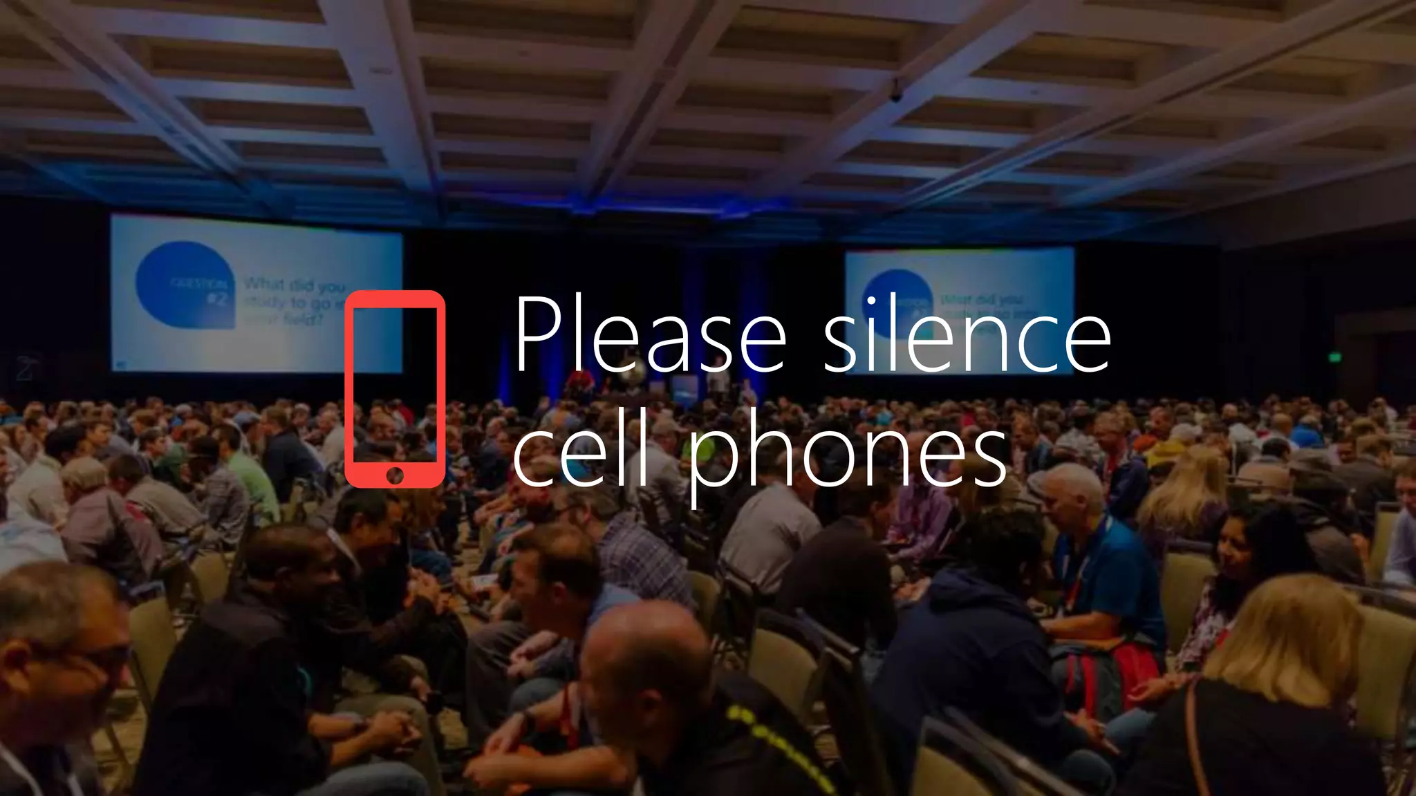 Please silence
cell phones
Please silence
cell phones
2
 