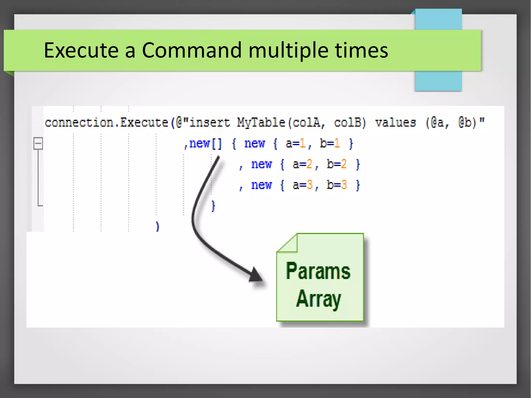 Execute a Command multiple times
 