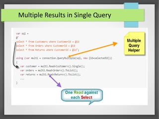 Multiple Results in Single Query
 