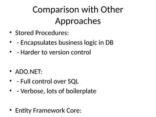 Dapper Tech Dapper NET Technical Presentation on best practices | PPTX