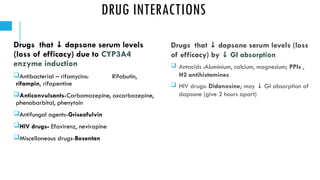 Dapsone drug , presentation ,dermatology | PPTX