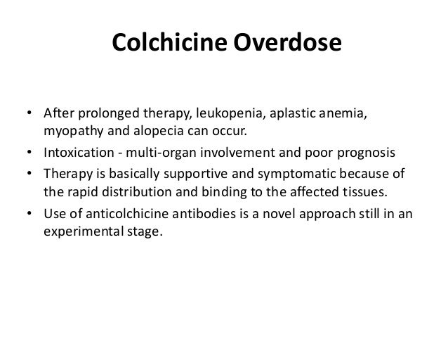 What Are The Symptoms Of Colchicine Toxicity? – BUYU