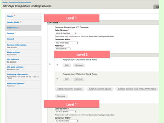 Level 1
Level 2
Level 1
 