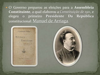 Um novo regime, uma nova Constituição...