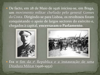 Da Queda Da Monarquia à ImplantaçãO Da RepúBlica ~ ApresentaçãO De Slides